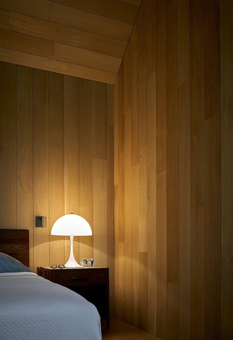 wood panels Montauk New York residence Dror Baldinger 