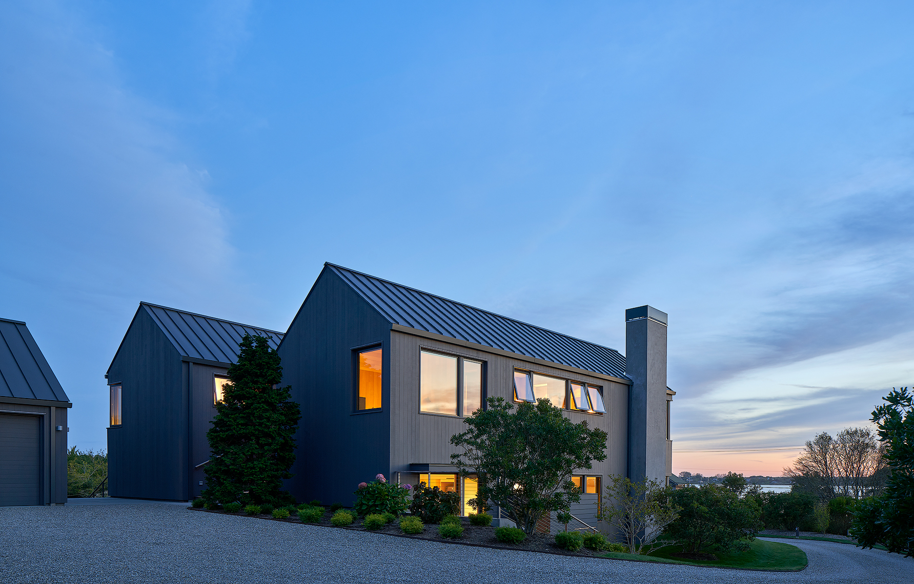 sunset Montauk  New York residence 