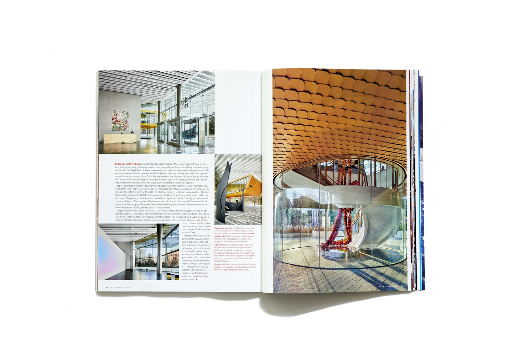dror baldinger faia architectural photography interior design magazine 400 record dallas texas Gensler