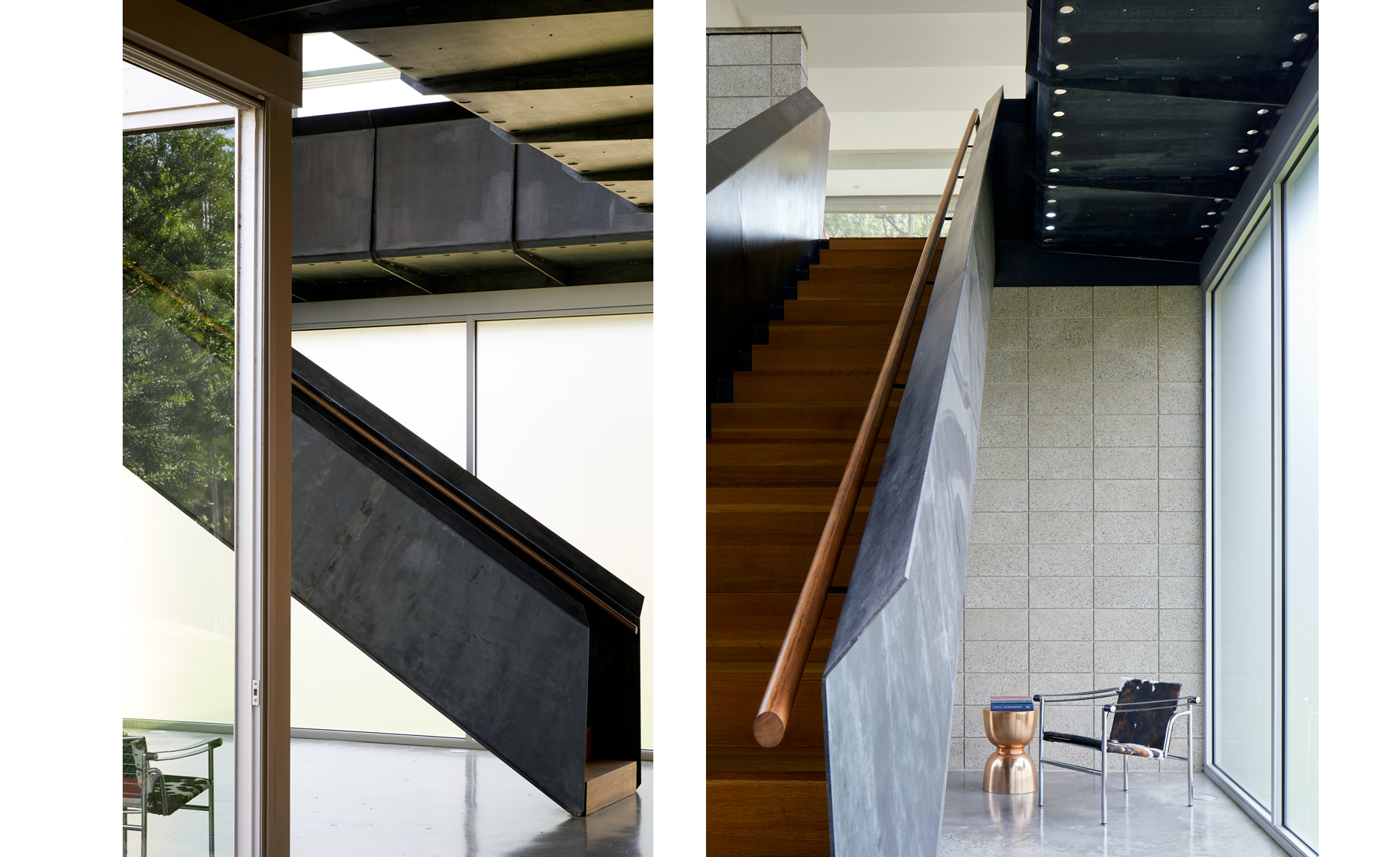 dror baldinger FAIA architectural photography steel stairs modernist minimalist interiors