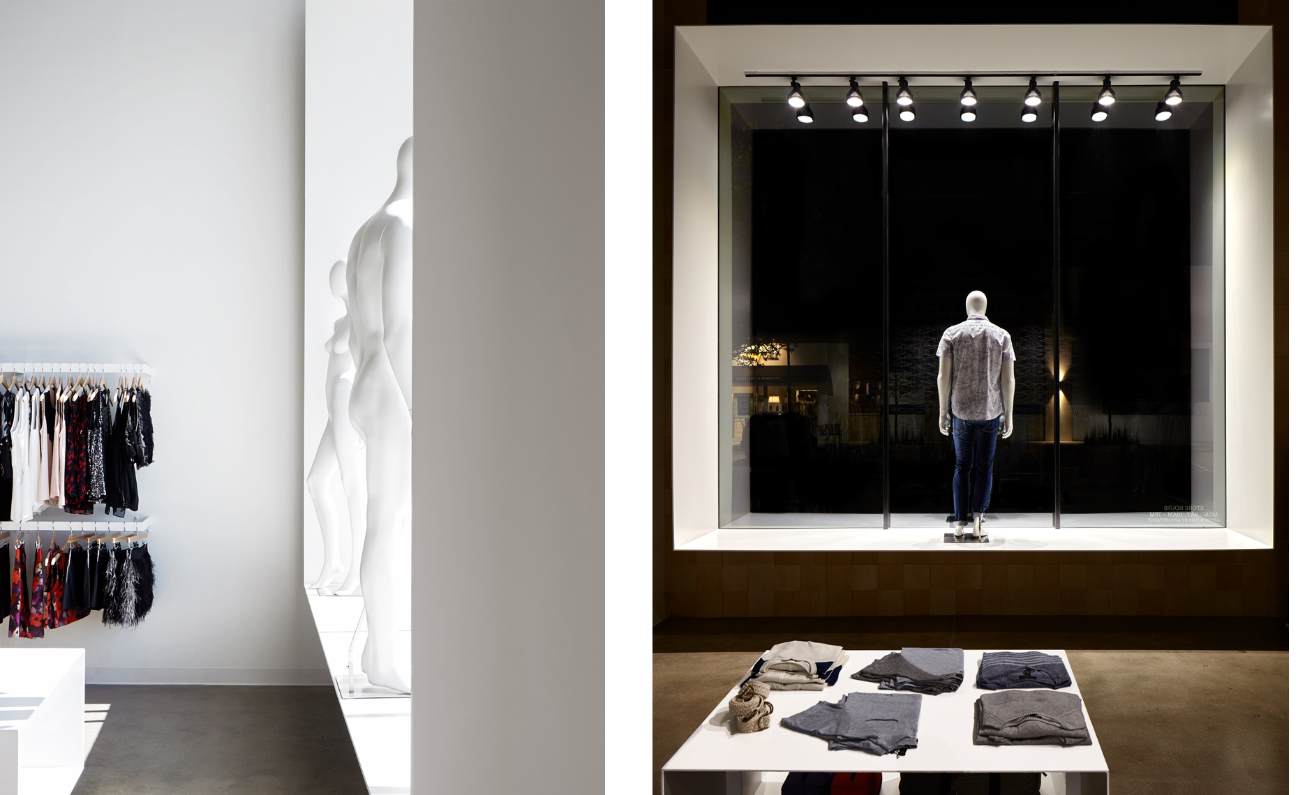 dror baldinger FAIA architectural photography of Pax & Parker high end retail clothing fort  worth texas