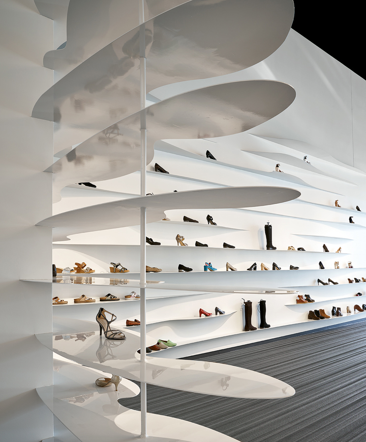 dror baldinger FAIA architectural photography of Eisenman high end retail store interior design